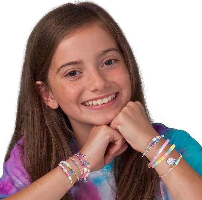 Craft-tastic Beadworks Studio Friendship Bracelet Making Kit - Kids Bracelets, Arts and Crafts, Friendship Bracelet Kit, Make 40+ Bracelets, Ages 8+