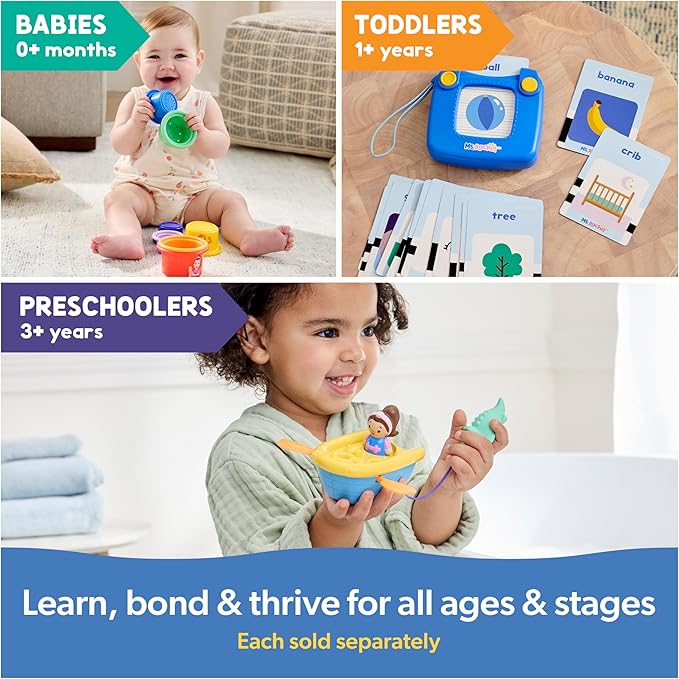 Ms. Rachel Official First Words Talking Flash Cards with Electronic Reader, 100 Words, Educational Toys & Toddler Toys for Girls & Boys Ages 1-2+