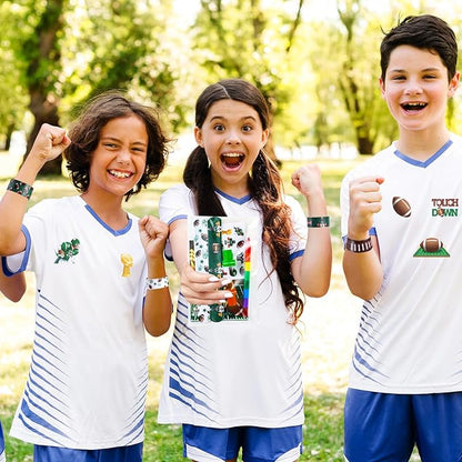 BenLouis 84Pcs Football Party Favors Sports Football Theme Birthday Party Favors Coloring Books Bulk for Kids Super Football Bowl Party Team Gift Goodie Bag Fillers Classroom games Rewards Supplies