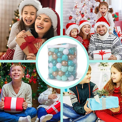 GOGOSO Bear Ball Pit Balls Shapes BPA Free Plastic Play Balls Crush Proof Kids Toddlers Baby Pastel Pelotas Toy Shaped Giant Friendship Bracelet