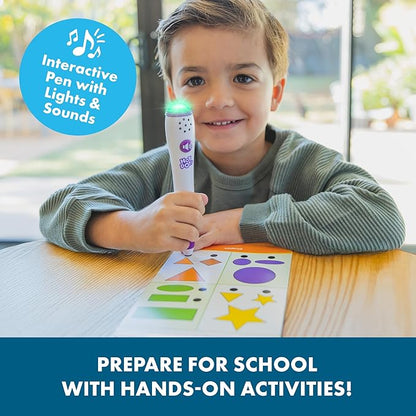 Educational Insights Hot Dots Getting Ready for School - Preschool Learning Activities with Interactive Pen, Preschool Prep and Kindergarten Workbooks, Flash Cards and Learning Books for 3 and Up Year Olds
