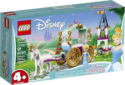 LEGO Disney Cinderella’s Carriage Ride 41159 4+ Building Kit (91 Pieces)