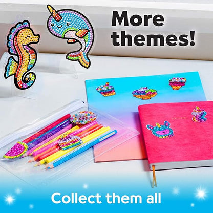 Creativity for Kids Big Gem Diamond Painting Kits: Magical Stickers and Suncatcher DIY Kit - Diamond Art for Kids, Unicorn Gifts for Girls Ages 6-8+