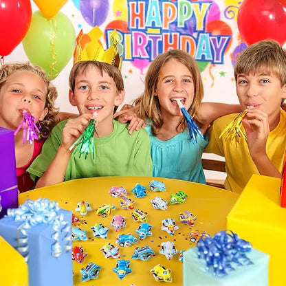 50 Pcs Toy Cars Mini Pull Back Cars, Small Racing Car Carnival Prizes Classroom Rewards, Party Favor for Kids, Pinata Stocking Goodie Bag Stuffers Birthday Toy for Girls Toddler Boys