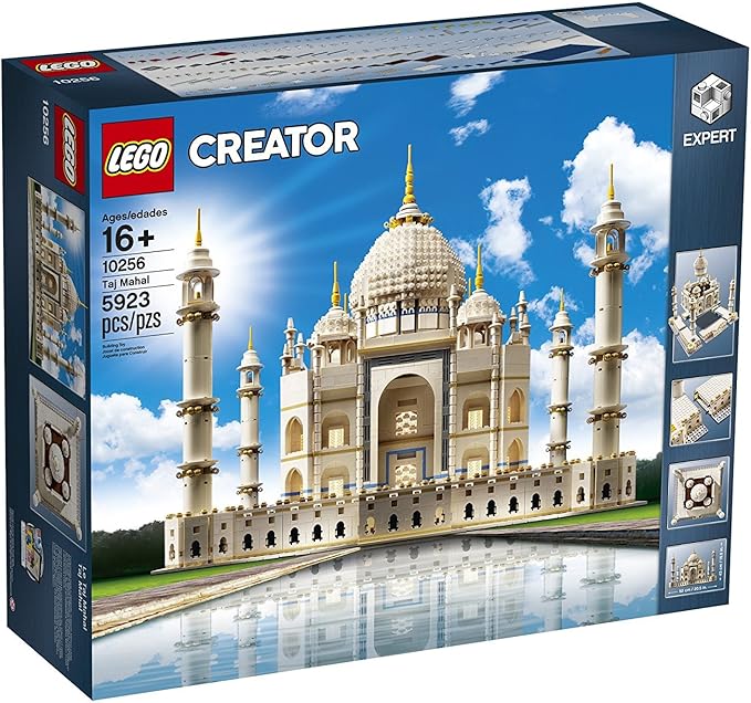 LEGO Creator Expert Taj Mahal 10256 Building Kit and Architecture Model, Perfect Set for Older Kids and Adults (5923 Pieces)