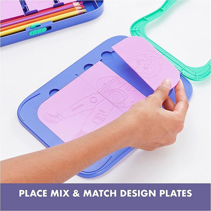 Spin Master Truly You! Character Creator Drawing Kit with Mix and Match Diverse Fashion Design Plates, 11 Colored Pencils, Arts & Crafts Kids Toys Ages 8 and up