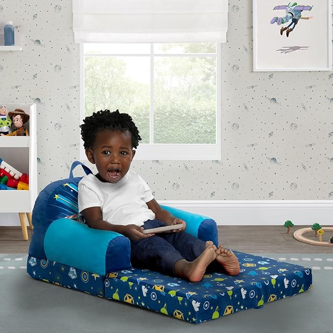 Delta Children - Toy Story Cozee Buddy Flip-Out Kids Chair, Blue