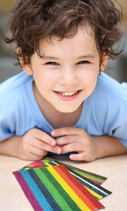 Wikki Stix Bilingual Traveler (French and English) - 144 Wikki Stix in bright, colorful carrying travel case and 12 page activity book, Made in the USA!