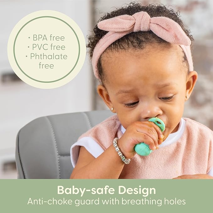 UpwardBaby 3 Pack Silicone Baby Feeding Spoons with Anti Choke Barrier - Baby Spoons Self Feeding 6 Months, First Stage Infant Supplies, Toddler Utensils, Baby Led Weaning Soft-Tip Training Spoons