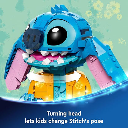 LEGO Disney Stitch Toy Building Kit, Disney Toy for 9 Year Old Kids, Buildable Figure with Ice Cream Cone, Fun Gift for Girls, Boys and Lovers of The Hit Movie Lilo and Stitch, 43249