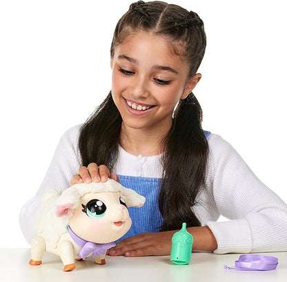 Little Live Pets - My Pet Lamb Soft and Wooly Interactive Toy Lamb That Walks, Dances 25+ Sounds & Reactions for Kids, Ages 5+