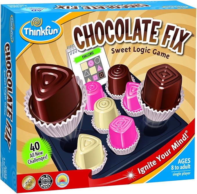 Think Fun Chocolate Fix Board Game (Colors and Parts May Vary)
