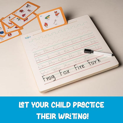 Maze & Trace Alphabet Double-Sided 8in1 Modes! Montessori Toy for Toddlers 3-6 Years. Wooden Puzzle, Flashcards, Tracing & 100+ Sight Words. Encourages Early Literacy & Motor Skills!