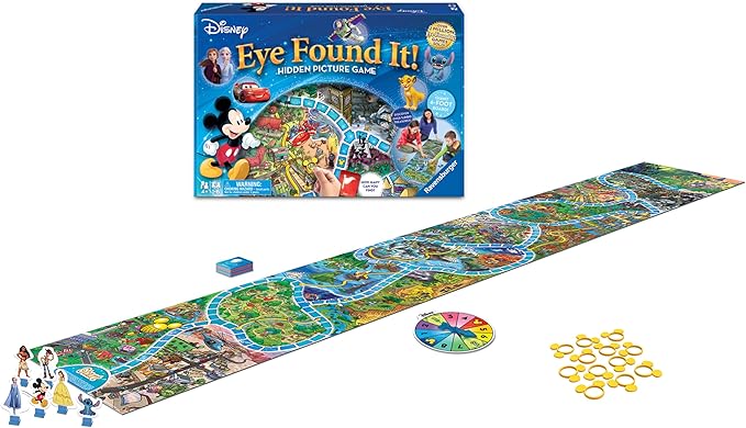 Ravensburger World of Disney Eye Found It! Board Game - Engaging Fun for Kids and Adults | Suitable for Ages 4 and Up | Promotes Critical Thinking Skills | Featuring Beloved Disney Characters