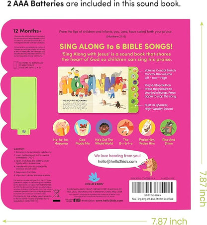 Sing Along with Jesus Sound Book: My Child's First Book of Praise