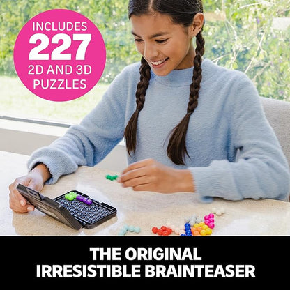 Educational Insights Kanoodle - Original 3D Brain Teaser Puzzle,Single Player Mind Challenge Toys,Handheld Travel Games,Challenging Logic Puzzles and Gifts for Kids,Teens & Adults Ages 7+,(Pack of 2)