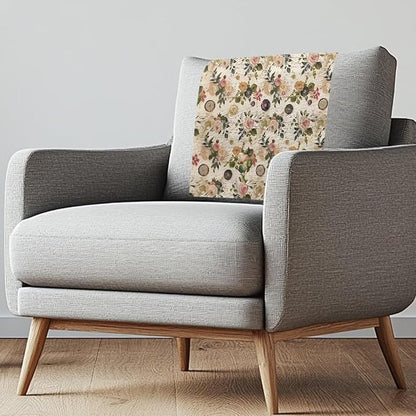 Retro Rose Head Protector for Sofa Fabric Recliner Headrest Cover Breathable 1/2/3 Seater Sofa Headrest Slipcovers for Home Couch Loveseats Decoration