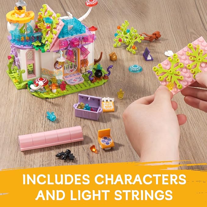 Pink House Building Toy Set Compatible with Lego Friends Creative Fun for Boys and Girls Gift Idea for Kids Aged 6 Years and Up 415 PCS