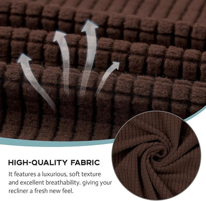 Recliner Chair Cover Lazy Boy Recliner Covers Recliner Covers for Recliner Chair 1 Piece Furniture Protector Prevent wear and pet Hair（Recliner,Chocolate）