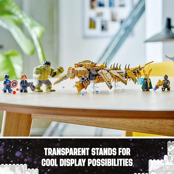 LEGO Marvel The Avengers vs. The Leviathan Superhero Toy, Building Set for Kids with Hulk Action Figure Plus 4 Marvel Minifigures, Avengers Birthday Gift for Boys and Girls Ages 7 and Up, 76290