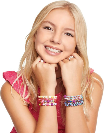 Make It Real – Ultimate Bead Studio. DIY Tween Girls Beaded Jewelry Making Kit. Arts and Crafts Kit Guides Kids to Design and Create Beautiful Bracelets, Necklaces, Rings and Headbands