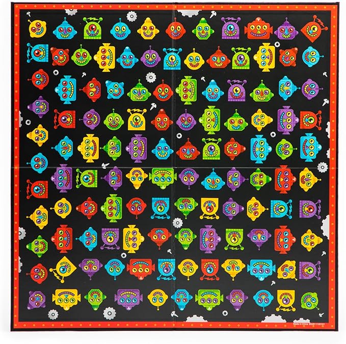 Educational Insights Robot Face Race, Fast Paced Color Recognition Matching Game, for 2-4 Players, Award-Winning Fun Family Board Game for Kids Ages 4+