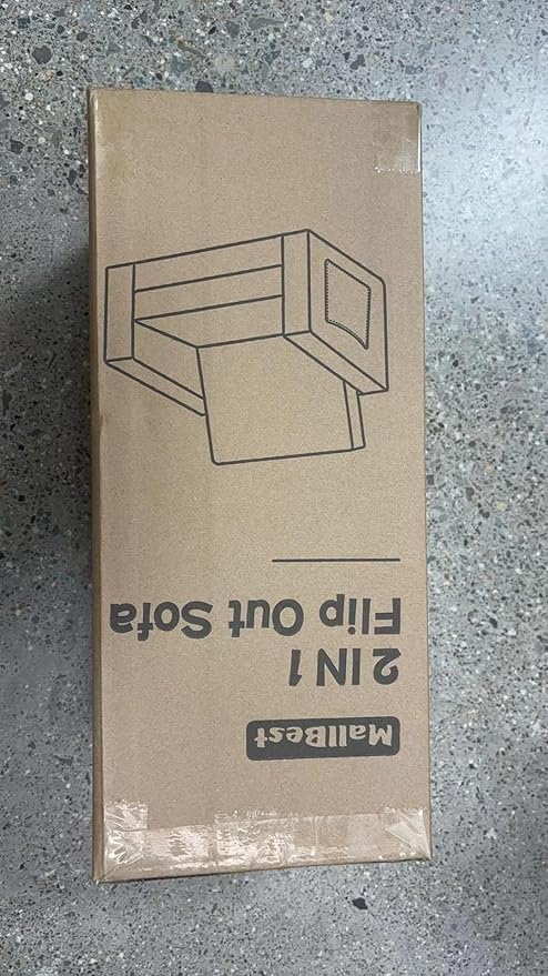 MallBest Kids Sofas Children's Sofa Bed Baby's Upholstered Couch Sleepover Chair Flipout Open Recliner（Blue）