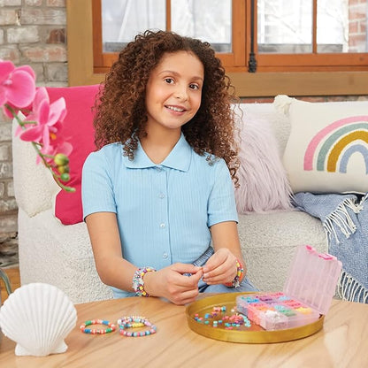 Disney Princess: Royal Rounds: Heishi Beads Charms Set - 2675 Pieces, Make It Real, Beads & Storage Container, 3 Princess Charms, Moana Belle Arielle, Tweens & Girls, Jewelry Kit, Ages 8+