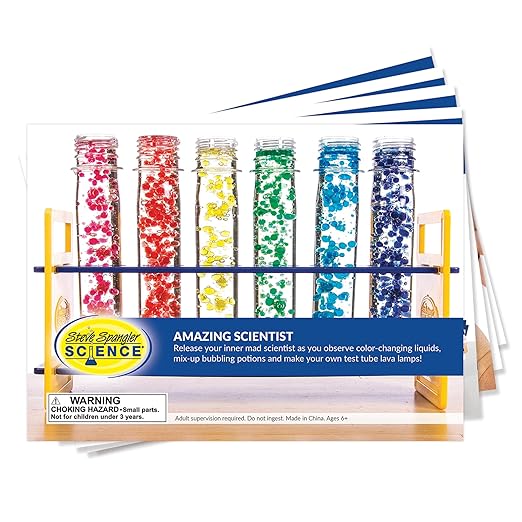 STEM Science Kit: Amazing Scientist, Ages 6+ | Experiments For Kids, Chemistry Set, STEM Projects, Educational Toys