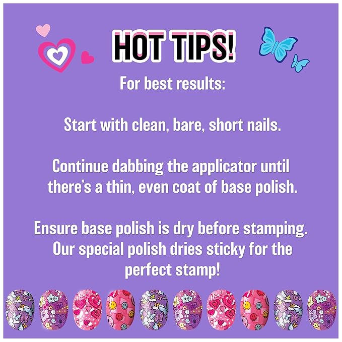 Cool Maker, GO GLAM Studio Nail Kit, Style 200 Nails with 4 Designs, 2 Polish Applicators & Mask, Arts and Crafts Kids Toys for Girls Ages 7 and up