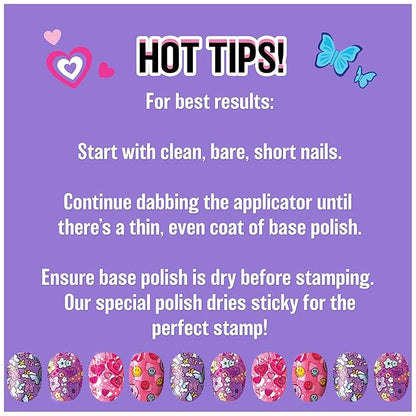 Cool Maker, GO GLAM Studio Nail Kit, Style 200 Nails with 4 Designs, 2 Polish Applicators & Mask, Arts and Crafts Kids Toys for Girls Ages 7 and up