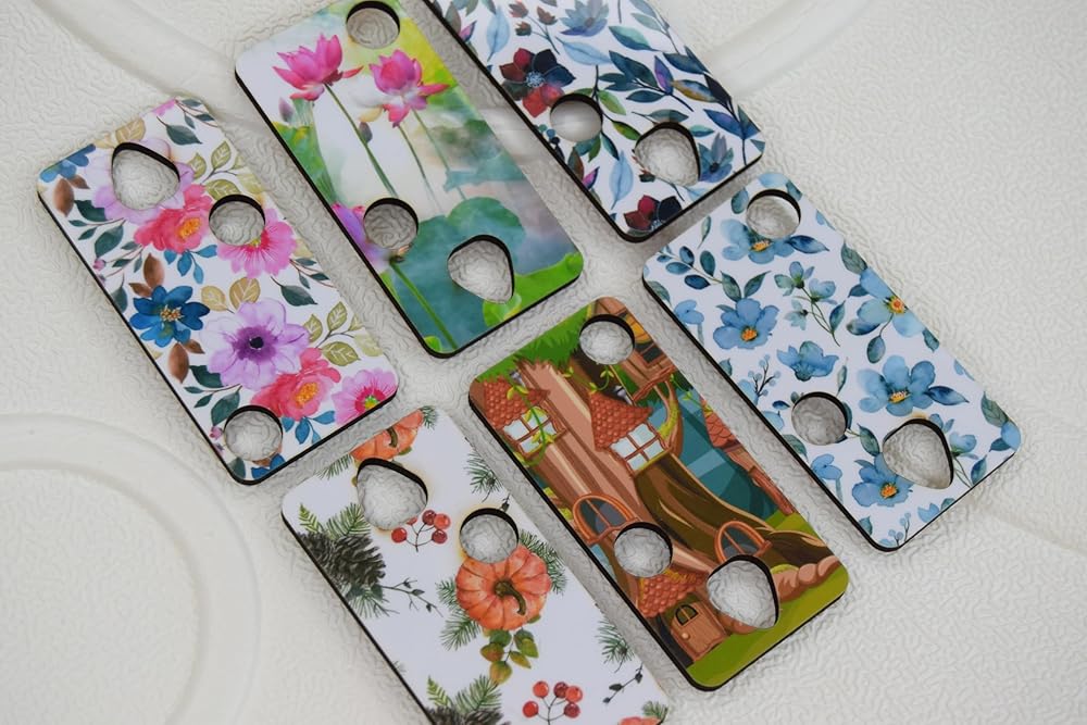 Floss drops cross stitch Wooden thread drops organizer floss drop for cross stitch kit fox embroidery floss storage holders for threads The set of 6 cross stitch retreat gifts