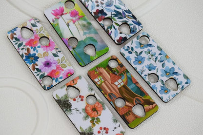 Floss drops cross stitch Wooden thread drops organizer floss drop for cross stitch kit fox embroidery floss storage holders for threads The set of 6 cross stitch retreat gifts