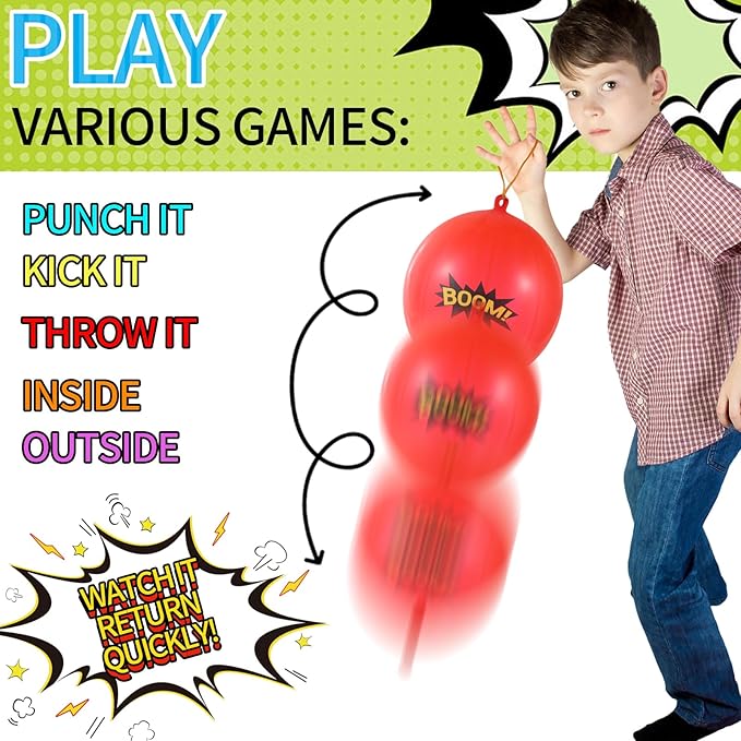 LiYiQ 122 Pcs Hero Party Favors with Hero Punch Balloons Reusable Drinking Straws Hero Slap Bracelets Keychains Stamps Stickers and Gift Bags for Kids Hero Birthday Party Supplies (Style 1)