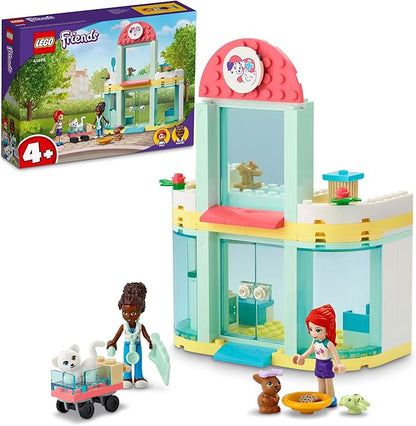 LEGO 41695 Friends Pet Clinic, Toy for Boys and Girls +4 Years with Mini Doll and Figures of Kitten and Bunny