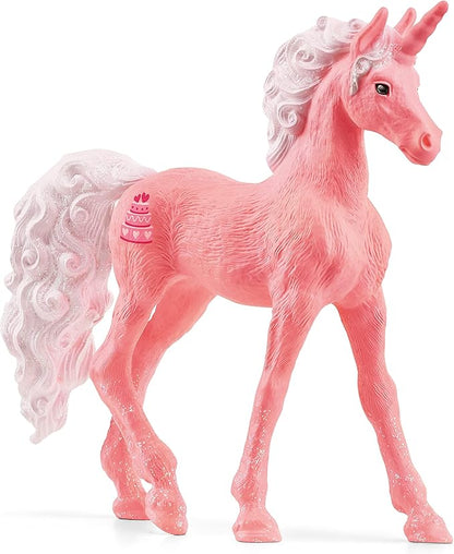 Schleich bayala, Collectible Unicorn Toy Figure for Girls and Boys, Birthday Cake Unicorn Figurine (Dessert Series), Ages 5+