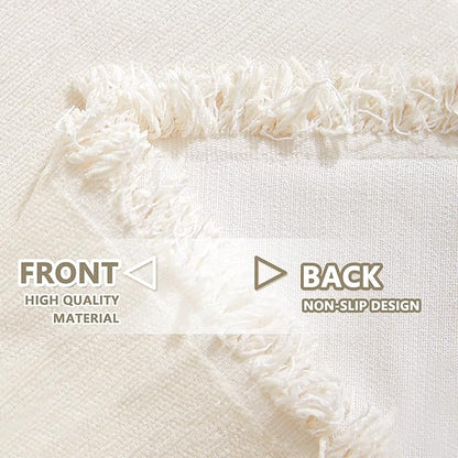 MYSKY HOME Couch Cover for Pets Beige Couch Covers for 3 Cushion Couch Sofa Couch Cover Sectional L Shape Chenille Couch Cushion Covers for Pets, Throw Couch for Dogs, Kids, 71" X150"