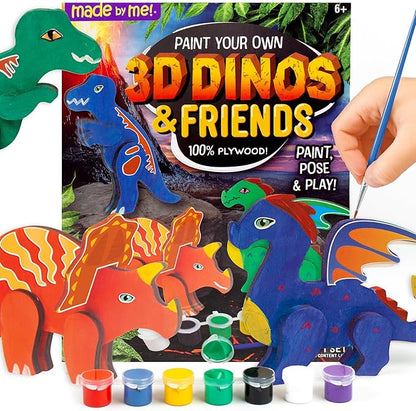 Made By Me Paint Your Own 3D Dinos & Friends