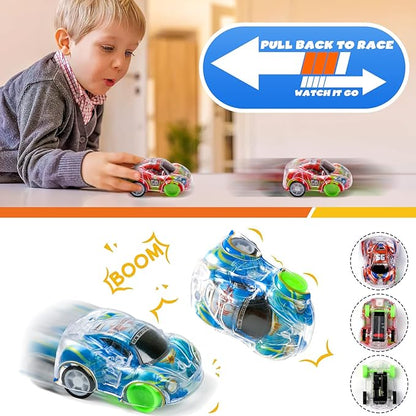 Buauty 50 Pcs Toy Cars Mini Pull Back Cars, Party Favors for Kids, Small Racing Car Carnival Prizes Classroom Rewards, Pinata Stocking Goodie Bag Stuffers Birthday Toys for Girls Boys Toddler