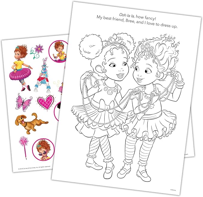 Coloring and Activity Book with Tattoos