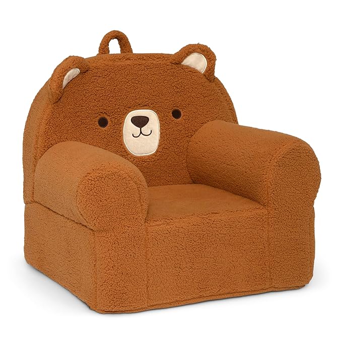Delta Children Deluxe Cozee Chair, Brown Teddy Bear
