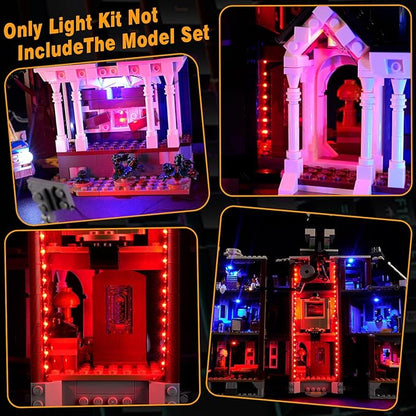 Vaodest LED Lighting Set Compatible with LEGO 11370 Stranger Things The Creel House, DIY Light Kit for 11370 Building Blocks Model, Easy Installation Lighting Accessories (Building Sets Not Included)
