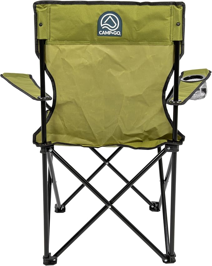 CAMP & GO Portable Max Quad Camping Cup Holders and Carrying Bag Chair