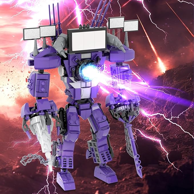 Toilet Building Blocks Toys,TV Toys Building Blocks Imaginative Construction Playset Blocks Action Figure,Birthday Gifts Building Blocks for Adults Children 474PCS