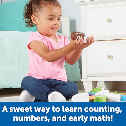 Learning Resources Smart Snacks Number Pops - 20 Pieces, Ages 2+,Toddler Number Learning Toys, Preschool Math Games, Fine Motor Toys, Numbers for Kids