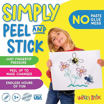 WIKKI STIX Nature Pak Provides Essential Arts & Crafts Fun and Great for School Projects, Made in The USA!