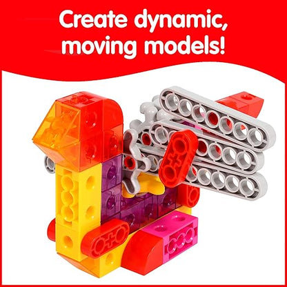 edxeducation My Gears Animal Set - 122 Pieces - 8+ Activities - Gears Toys for Kids - Build Rotating, Moving Models - Building Toys for Kids Ages 4-8