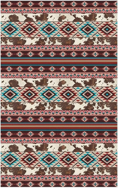 Aztec Recliner Headrest Protector Non Slip Chair Headrest Cover Wrinkle Resistant Recliner Backrest Cover Furniture Protector for Home Couch Loveseats Decoration