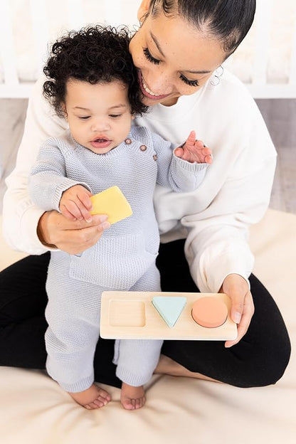 Pearhead Learning Kit for Babies 6+ Months, 8 in 1 Learning Educational Set for Babies, Play Set for Early Development and Motor Skills, Montessori Toys for Babies 6+ Months