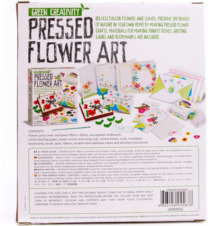 4M Green Creativity Pressed Flower Art Kit, Recycle Flowers Art & Crafts DIY Kit, For Boys & Girls Ages 5+